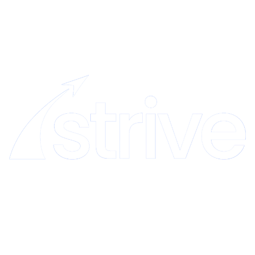 Strive white Logo